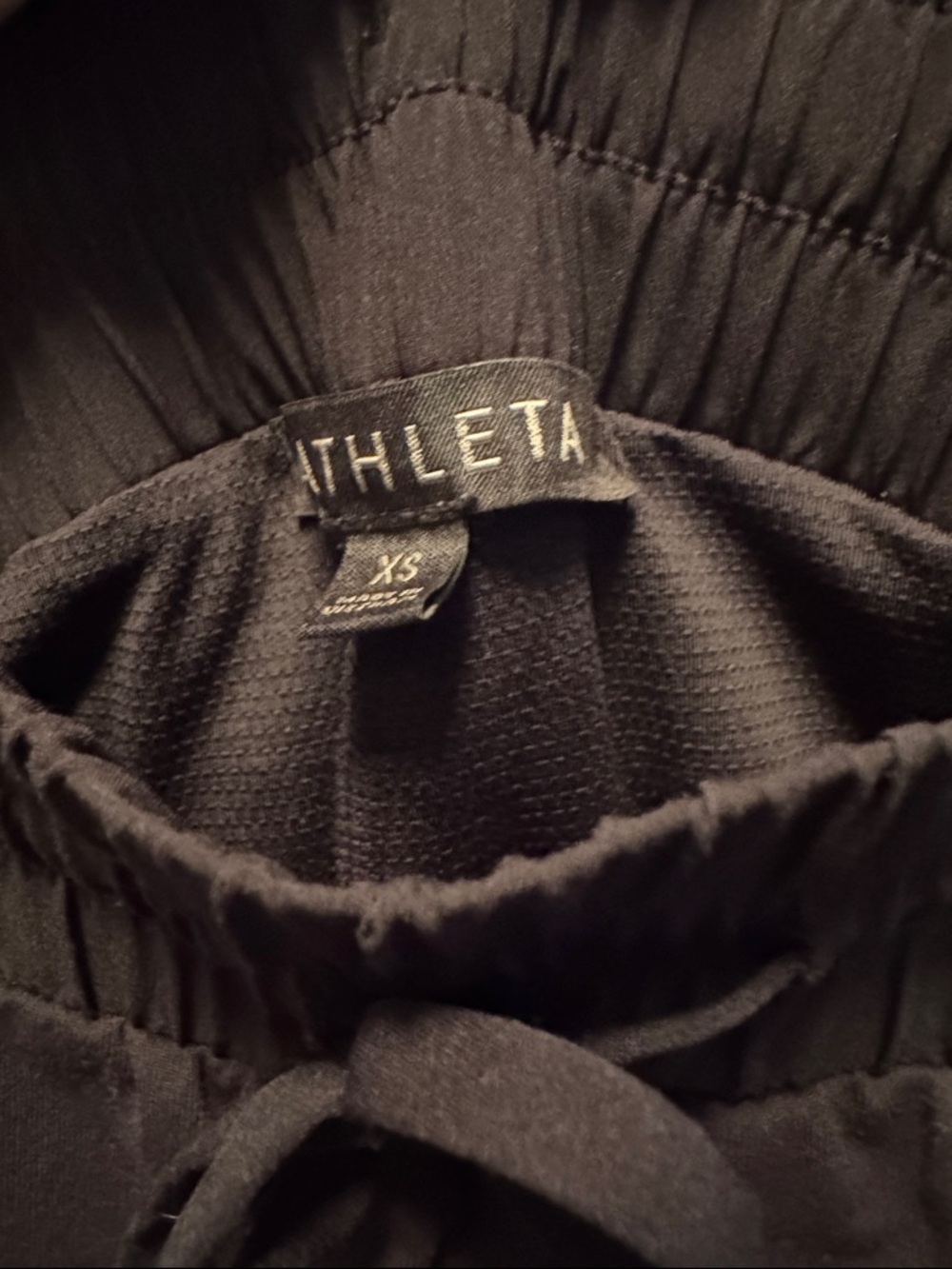 Athleta Black Drawstring Skort - Picture 3 of 5